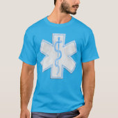 T-shirt Paramètre EMT Blue Turquoise (Devant)