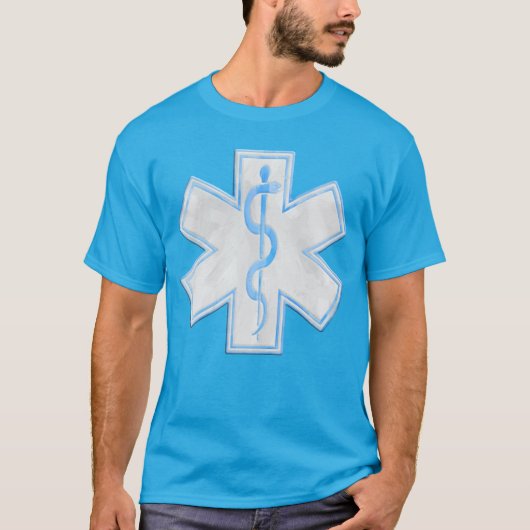 T-shirt Paramètre EMT Blue Turquoise (Devant)