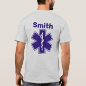 T-shirt Paramètre personnalisé EMT EMS 911 (Dos)