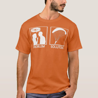T-shirt Paramoteur pilote parapente parachute mari père