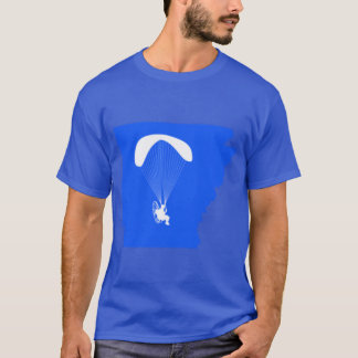 T-shirt Paramotor Arkansas bleu