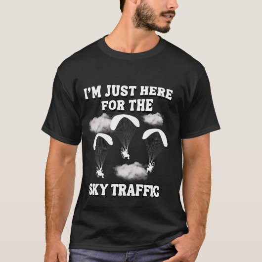 T-shirt Paramotorisation du pilote de paramoteur de vol av (Devant)
