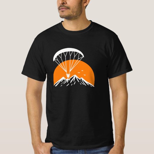 T-shirt Paramotorisation Vintage rétro (Devant)
