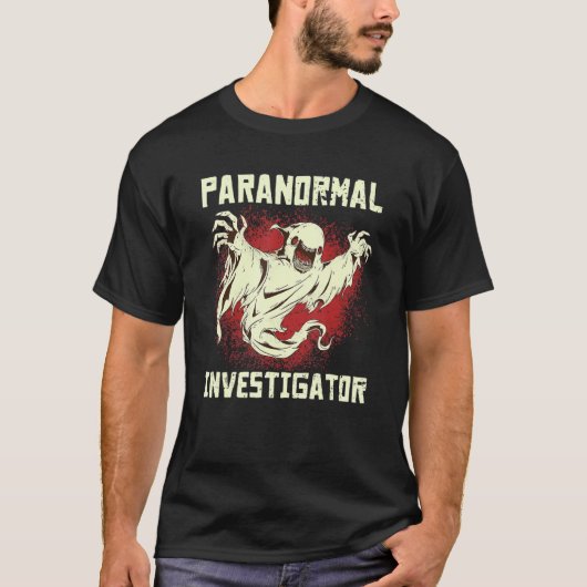 T-shirt Paranormal Chercheur Fantôme Chasse Paranormal E (Devant)