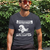 T-shirt Paranormal Enquêteur Effectuer une chasse aux fant