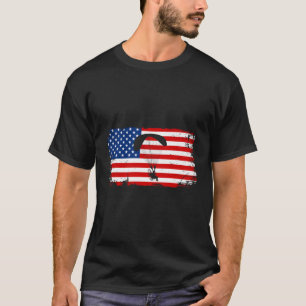 T-shirt Parapente américaine à drapeau flottant