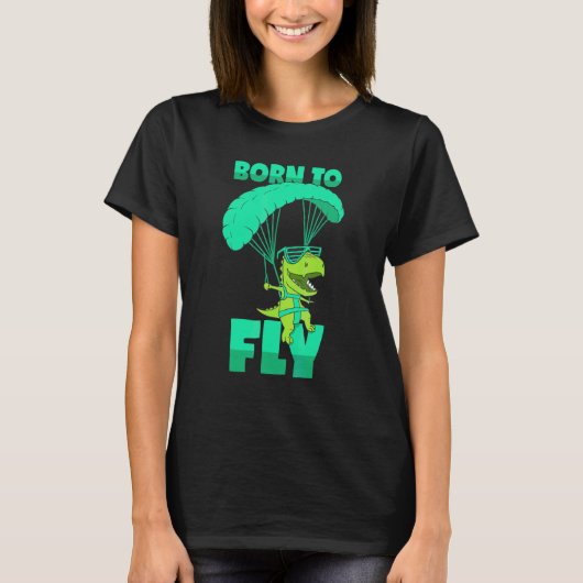 T-shirt Parapente Rex Flying Gliding (Devant)