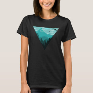 T-shirt Parapente Sport Extrême Géométrie I Nature