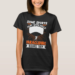T-shirt Parapente Sports Jouez Avec Des Balles Parapente L