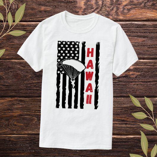 T-shirt Parapente vintage Hawaii