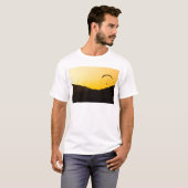 T-shirt parapentisme-à-coucher du soleil (Devant entier)