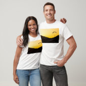 T-shirt parapentisme-à-coucher du soleil (Unisexe)