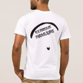 T-shirt Parapentisme extrême sans logo de CSCC (Dos)