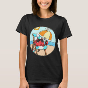 T-shirt Parapluie de boisson de vacances de plage drôle cr