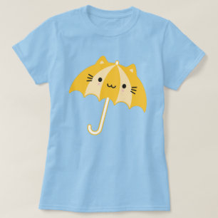 T-shirt Parapluie de chats Kawaii