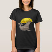 T-shirt Parapluie de pluie de phoque (Devant)