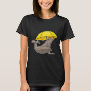 T-shirt Parapluie de pluie de phoque