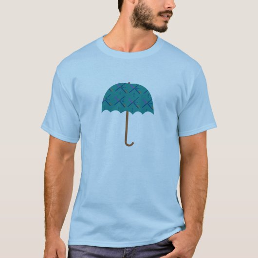 T-shirt Parapluie de tapis d'aéroport de PDX (Devant)