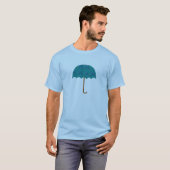 T-shirt Parapluie de tapis d'aéroport de PDX (Devant entier)