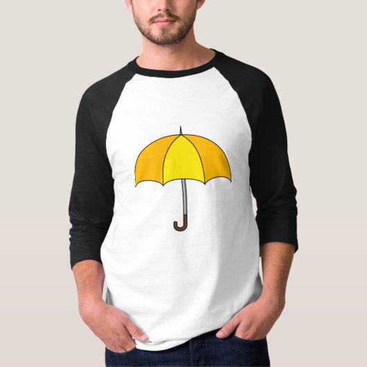 T-shirt Parapluie Jaune (Devant)
