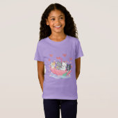 T-Shirt Parapluie Kitten (Devant entier)