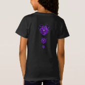 T-Shirt Parapluie violet & coeurs .7 (Dos)