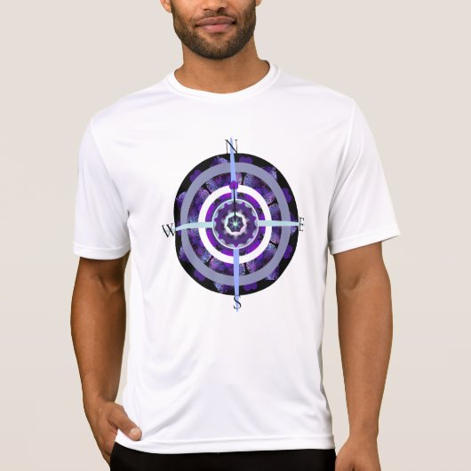 T-shirt Parapluie violet & coeurs .7 (Devant)
