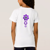 T-Shirt Parapluie violet & coeurs .7 (Dos)