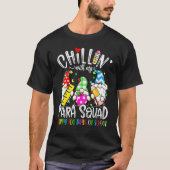 T-shirt Paraprofessional Para Squad Chillin Gnome 100 Days (Devant)