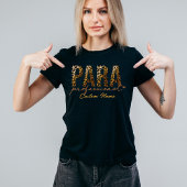 T-shirt Paraprofessionnel Cheetah Imprimer, para, cadeau