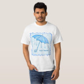T-shirt Parasol de pluie (Devant entier)