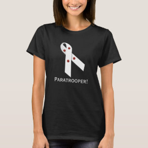 T-shirt Parathyroïde  Parachutiste Ruban Blanc