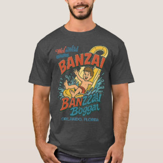 T-shirt Parc aquatique rétro des années 80 BANZAI ORLANDO,