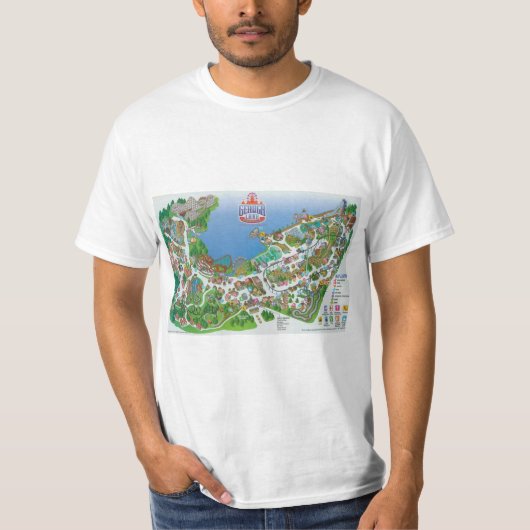T-shirt Parc d'attractions Geauga Lake ! Souvenez-vous des (Devant)