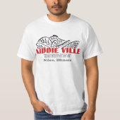 T-shirt Parc d'attractions Kiddieville, Niles, Illinois (Devant)