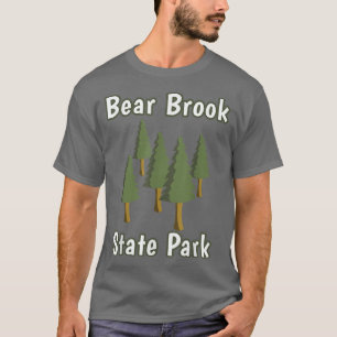 T-shirt Parc d'état de Bear Brook New Hampshire Forest Woo