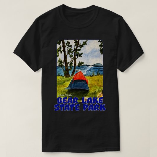 T-shirt Parc d'état de Bear Lake Utah Idaho (Design devant)