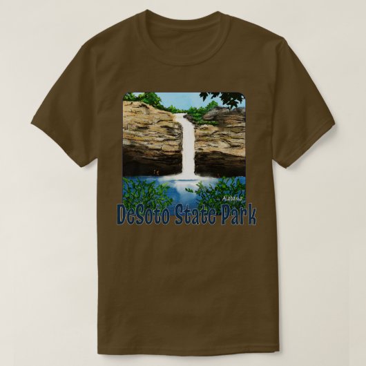 T-shirt Parc d'état de DeSoto Alabama (Design devant)