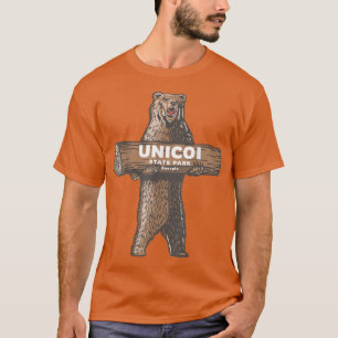 T-shirt Parc d'état de l'Unicoi Géorgie GA Bear Vacances S