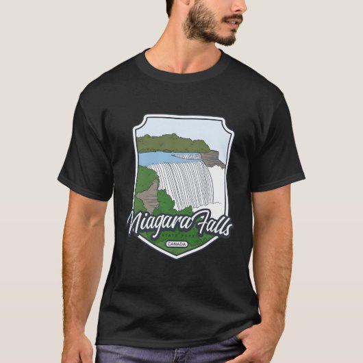 T-shirt Parc d'état de Niagara Falls - Canada (Devant)