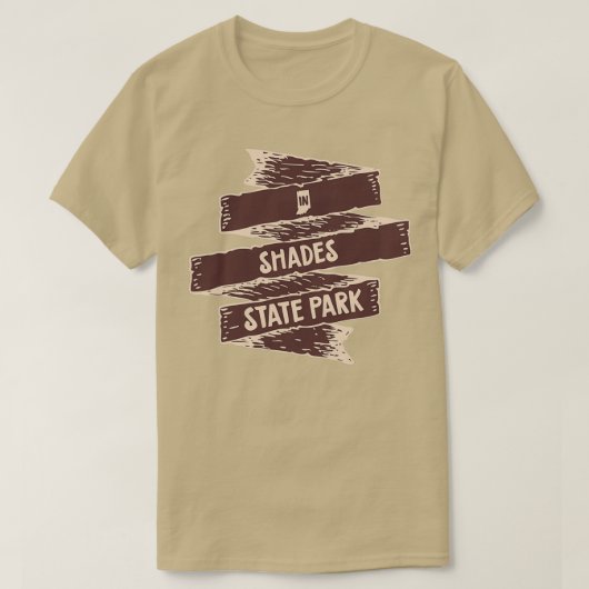 T-shirt Parc d'état de Shades Indiana (Design devant)