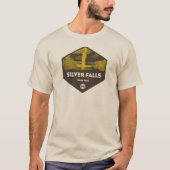 T-shirt Parc d'État de Silver Falls Oregon (Devant)