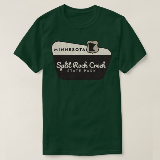 T-shirt Parc d'état de Split Rock Creek Minnesota Affiche  (Design devant)
