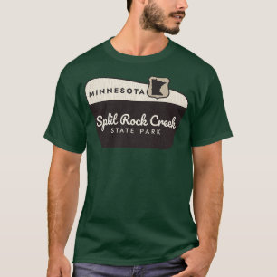 T-shirt Parc d'état de Split Rock Creek Minnesota Affiche 