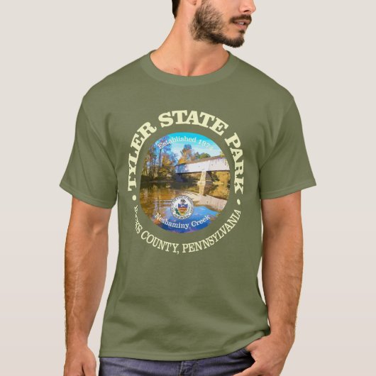T-shirt Parc d'état de Tyler SP (Devant)