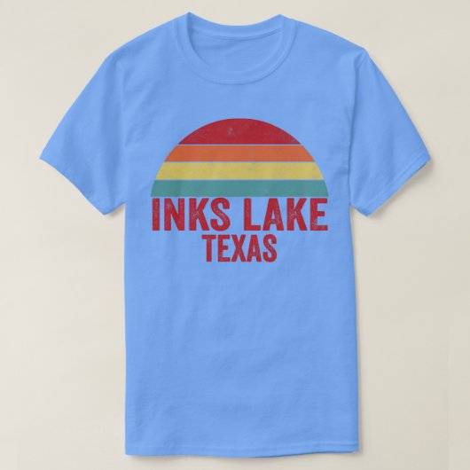 T-shirt Parc d'état d'Inks Lake Texas (Design devant)