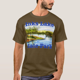 T-shirt Parc d'état d'Inks Lake Texas