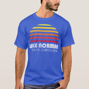 T-shirt Parc d'état du lac Norman North olina Sunset