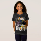 T-Shirt Parc Famille De L'Anniversaire Du Monster Boy (Devant entier)