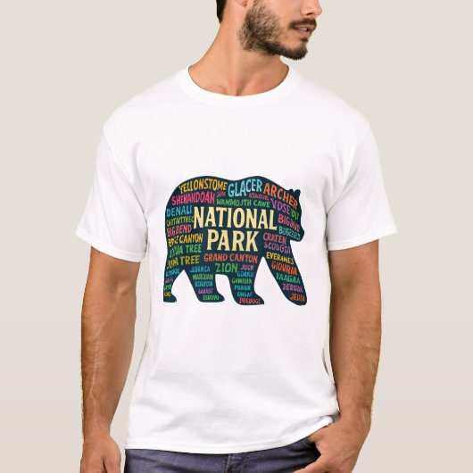T-shirt parc national (Devant)